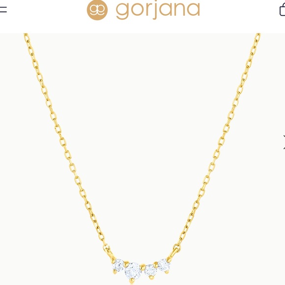Gorjana Jewelry - Gorjana 14k Gold & Real Diamond Cluster Necklace